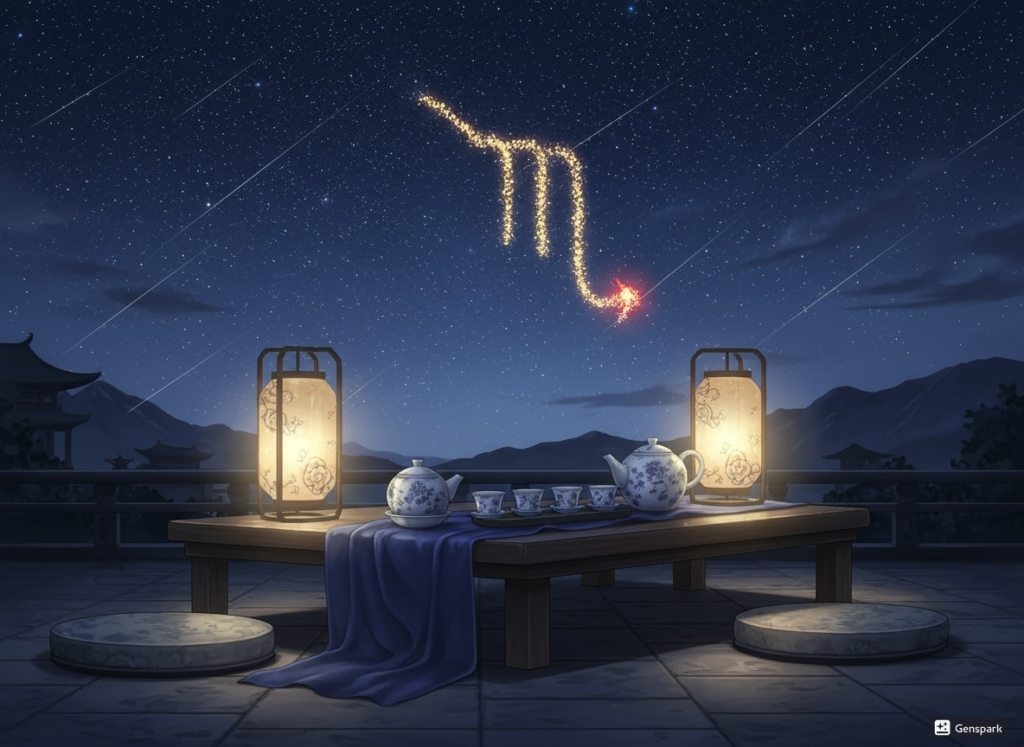A_serene_tea_setting_under_the_expansive_Scorpio_c-1762486845356